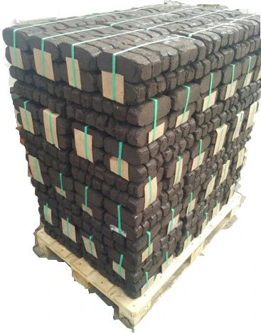 Paquetes de 1000 kg de briquetas de turba 10K, combustible de carbón respetuoso con el medio ambiente