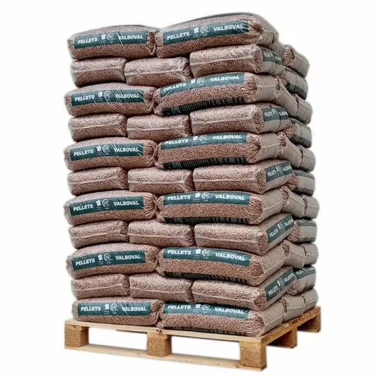 Pellets Valboval palet con 65 bolsas de 15 kg
